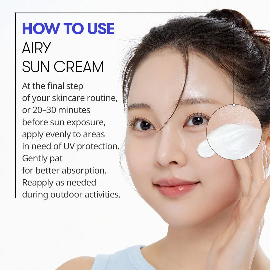 Airy Sun Cream SPF50+ PA++++ by VT Cosmetics