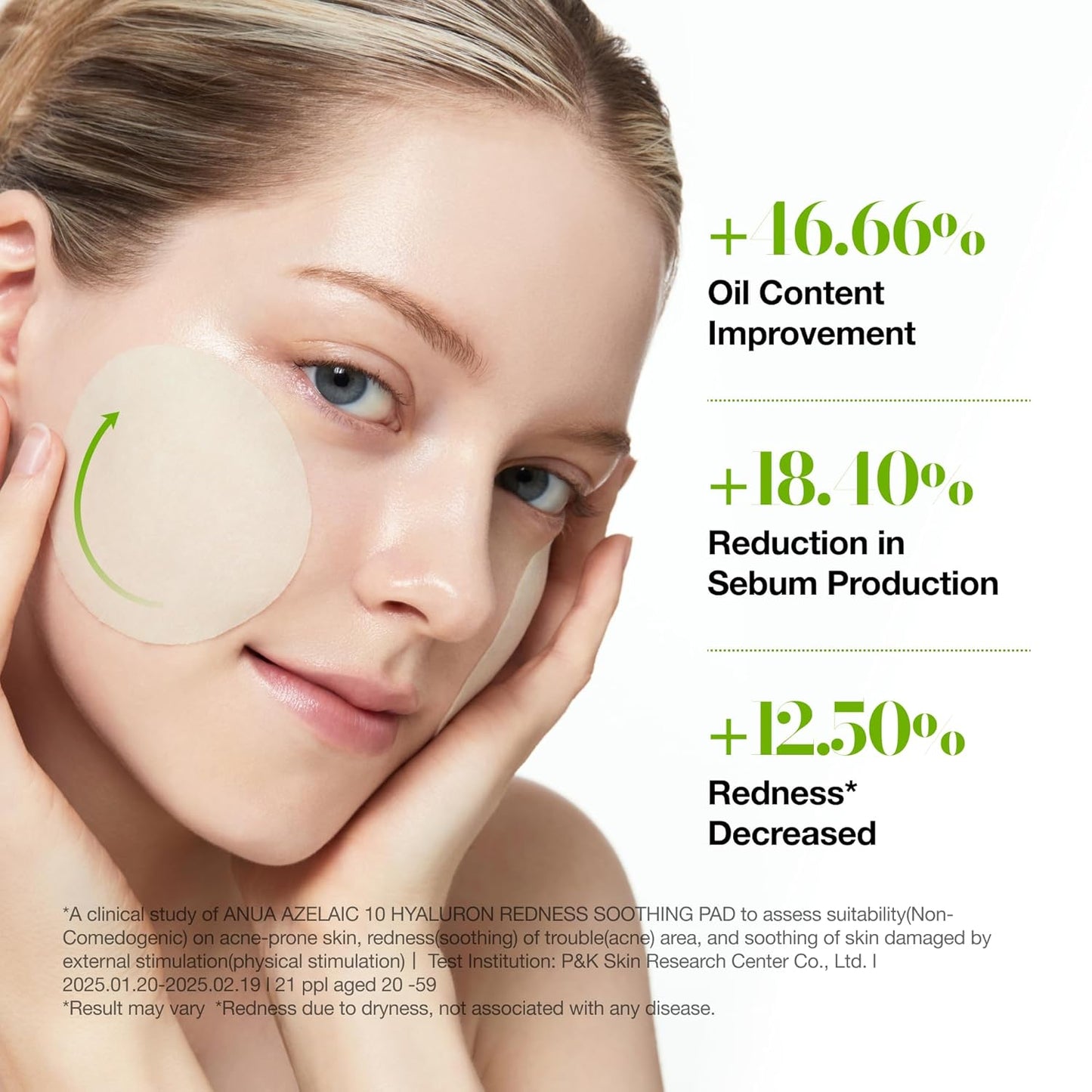 Azelaic Acid 10 Hyaluron Redness Soothing Pad  by Anua