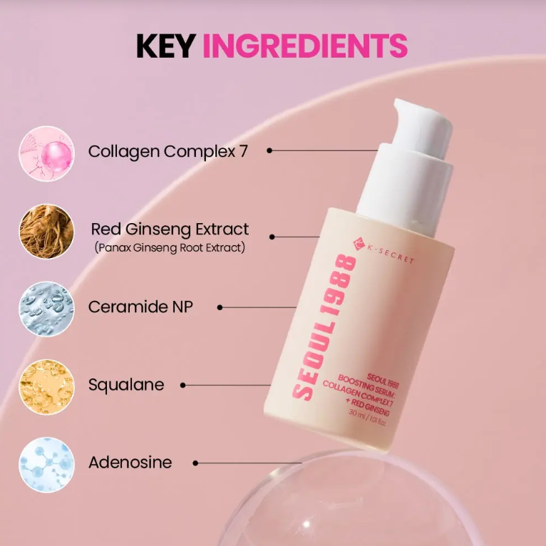 SEOUL 1988 Boosting Serum - Collagen Complex 7 + Red Ginseng by KSecret