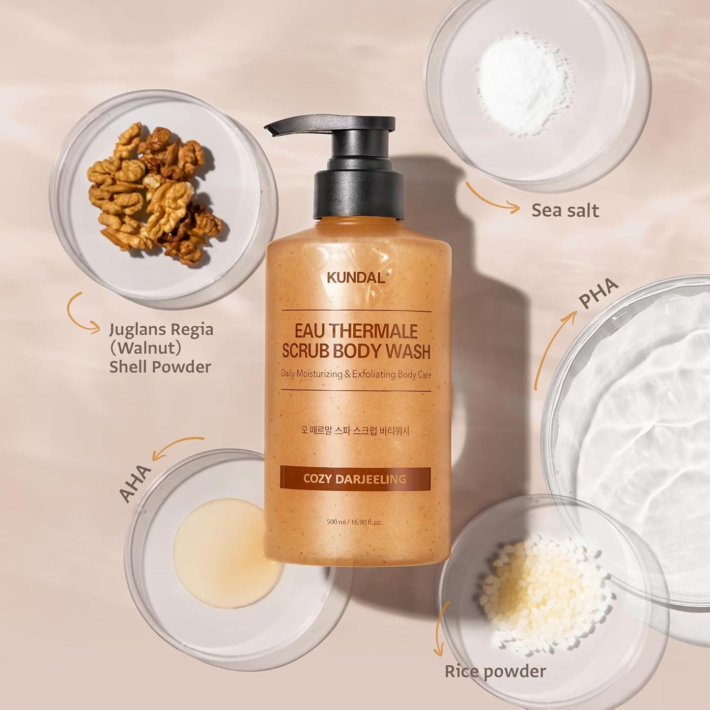 Eau Thermale Scrub Body Wash by Kundal