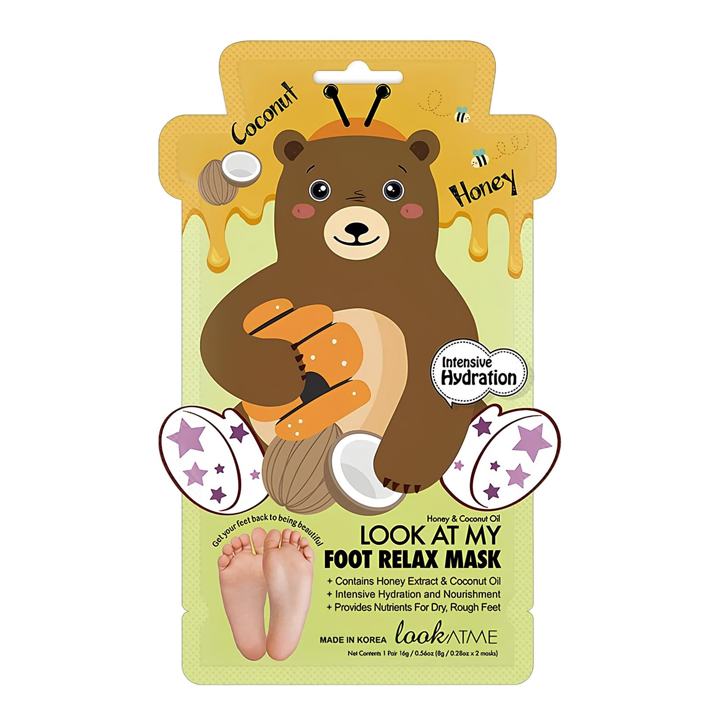 Foot Mask Look At My Foot Relax Mask with Coconut & Honey by Look At Me