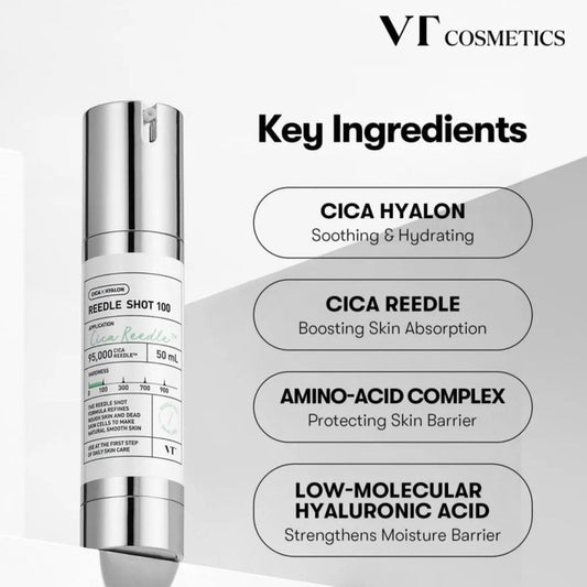 Интенсивная бустер-сыворотка с микроиглами Shot 100 VT Cosmetics