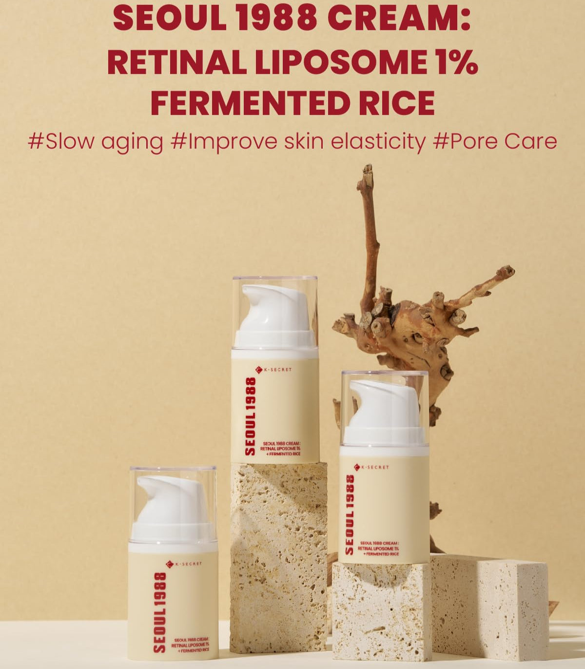 SEOUL 1988 Cream : Retinal Liposome 1% + Fermented Rice by  KSecret