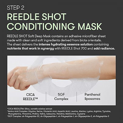Reedle Shot 700 2 Step Mask by VT Cosmetics