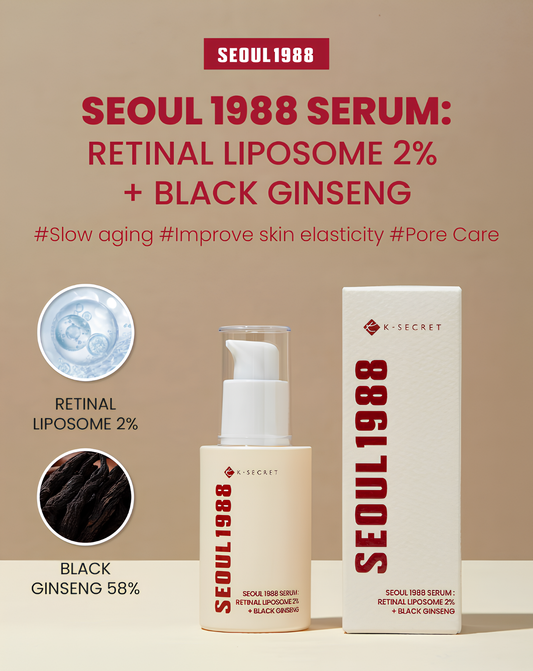 SEOUL 1988 Serum Retinal Liposome 2% + Black Ginseng by KSecret