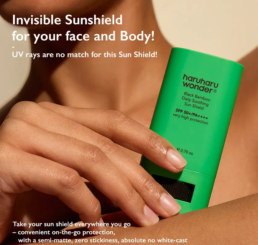 Black Bamboo Daily Soothing Sun Shield SPF50+ PA++++ by HaruHaru