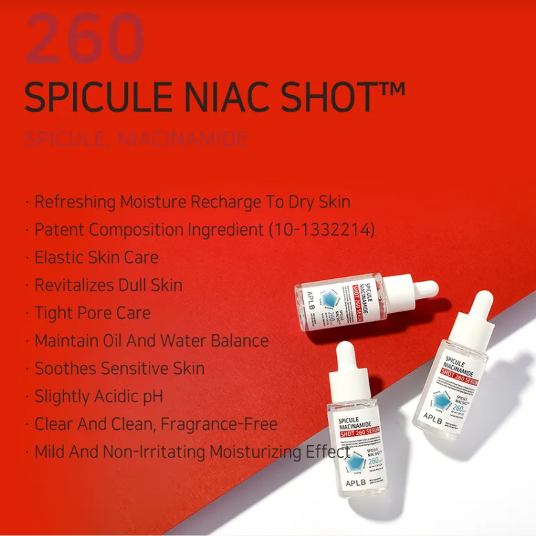 Spicule Niacinamide Shot 260 Serum by APLB