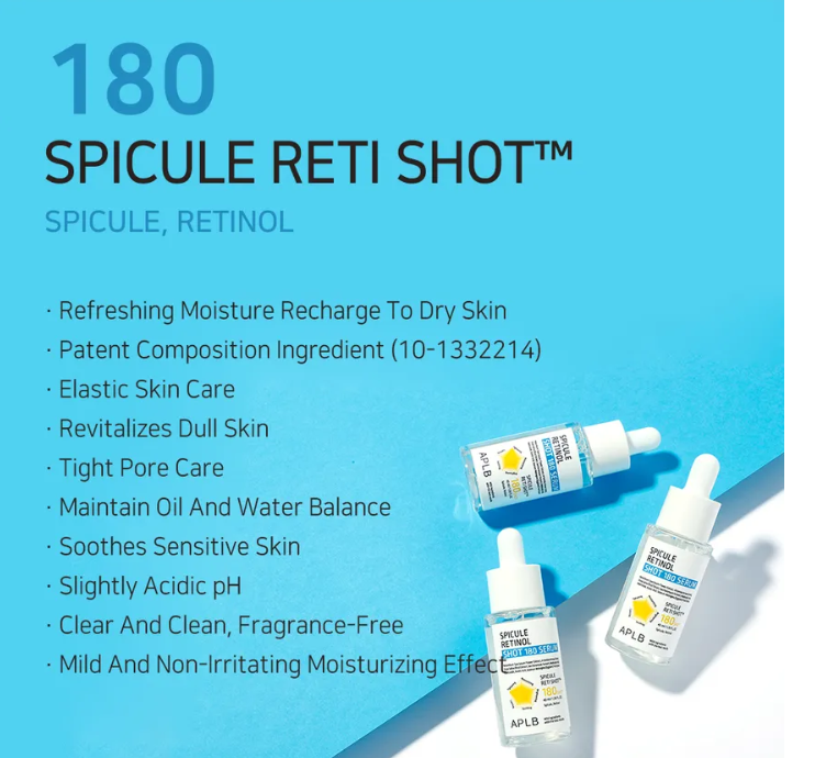 Spicule Retinol Shot 180 Serum by APLB