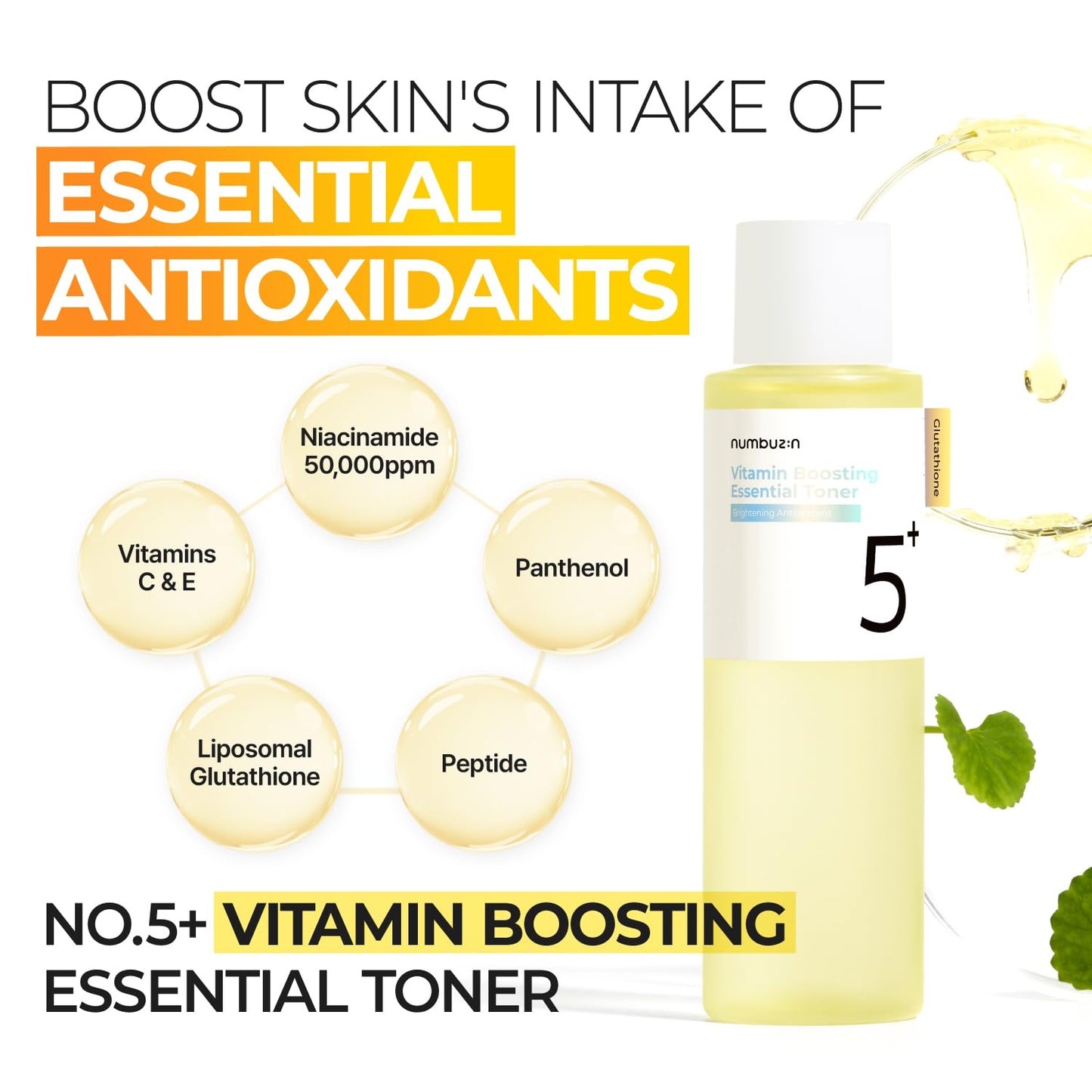 Vitamin Boosting Essential Toner No.5 by Numbuzin