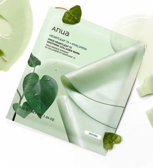 Heartleaf 70 Soothing Collagen Mask by Anua