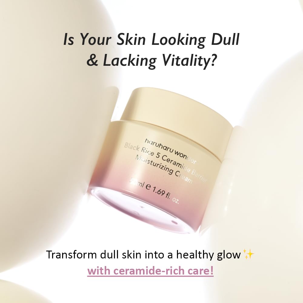 Black Rice 5 Ceramide Barrier Moisturizing Cream by HaruHaru