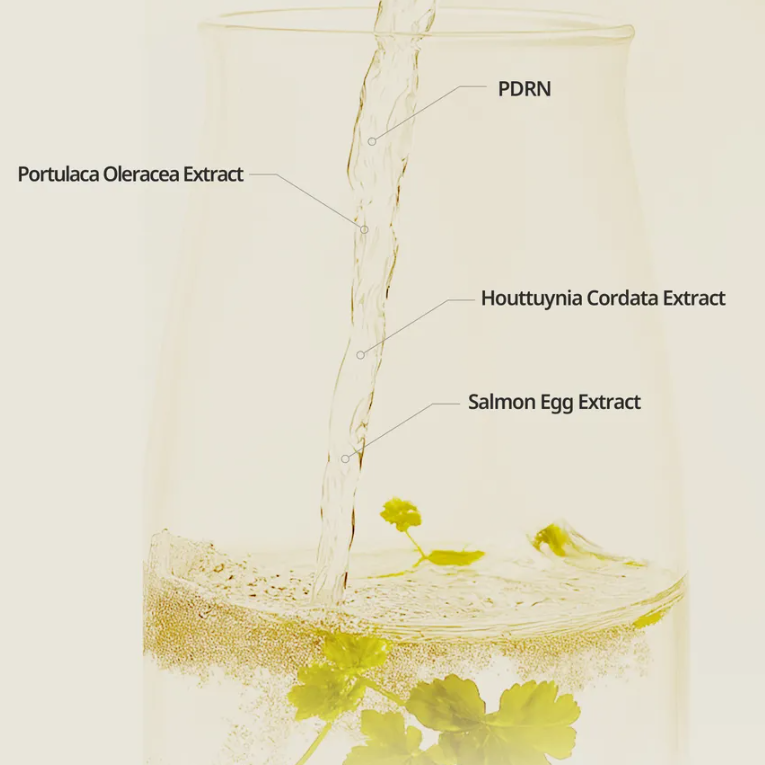 Гель для душа с водой из листьев центеллы азиатской и экстрактом лососевых яиц от Heveblue