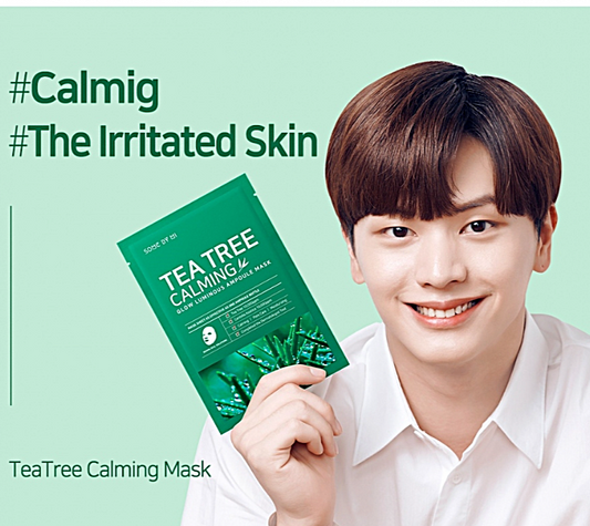 Tea Tree Calming Glow Luminous Ampoule Mask by Some by mi