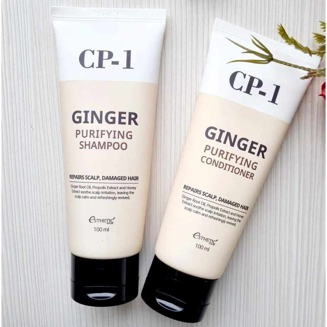 Shampoo and conditioner for damaged hair by CP-1