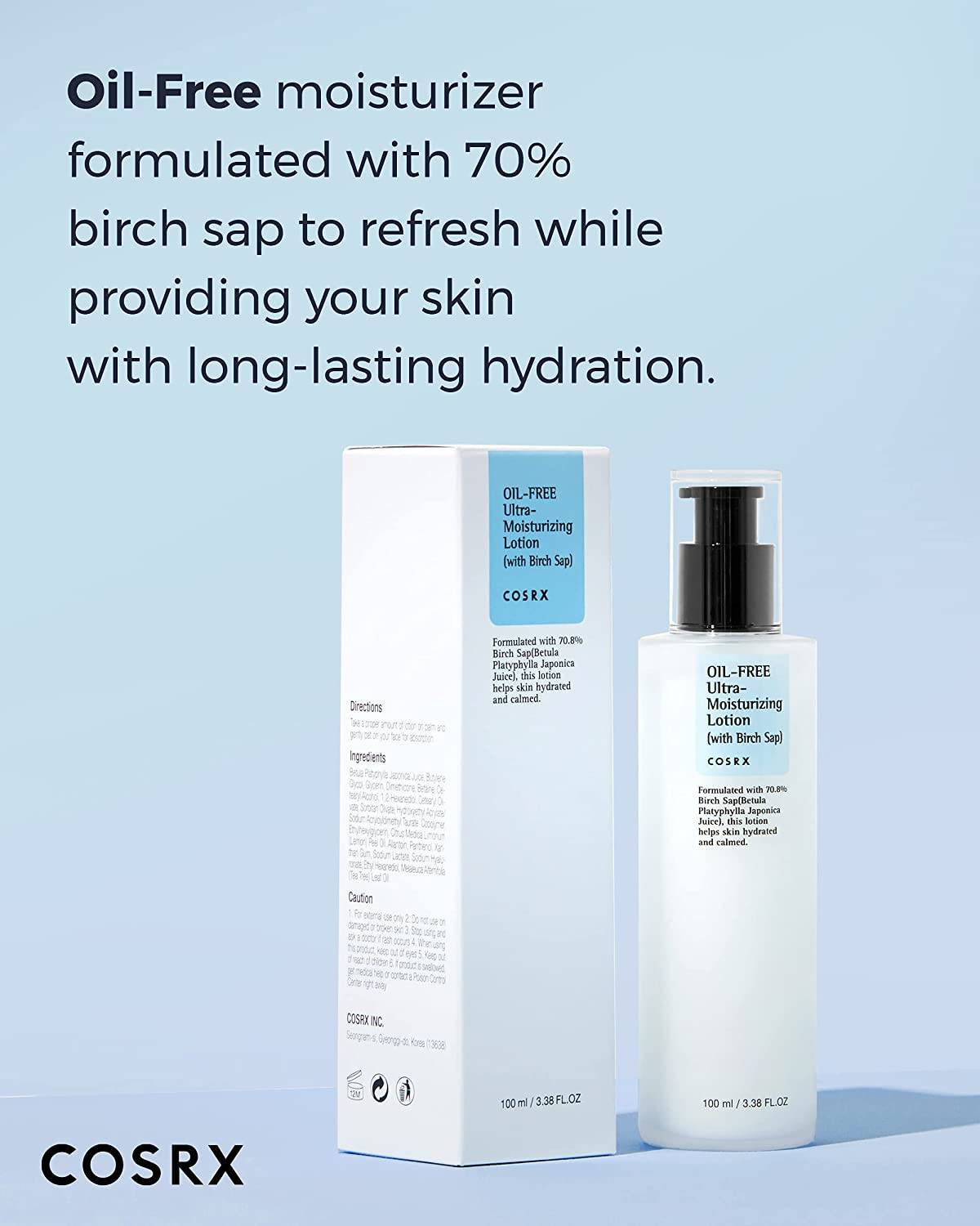 Oil-Free Ultra-Moisturizing Lotion (with Birch Sap) by COSRX