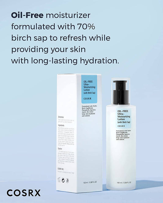 Oil-Free Ultra-Moisturizing Lotion (with Birch Sap) by COSRX