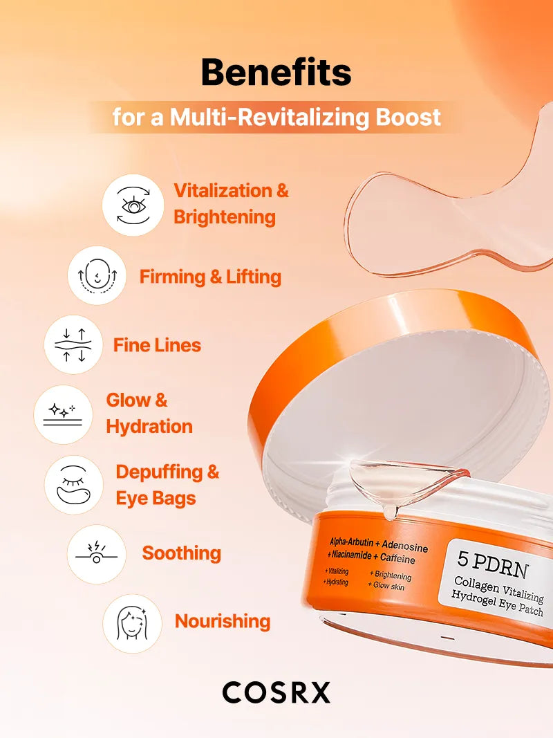 5 PDRN Collagen Vitalizing Hydrogel Eye Patch by COSRX