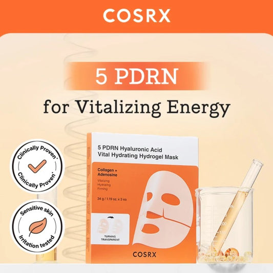 5 PDRN Hyaluronic Acid Vital Hydrating Hydrogel Mask by COSRX