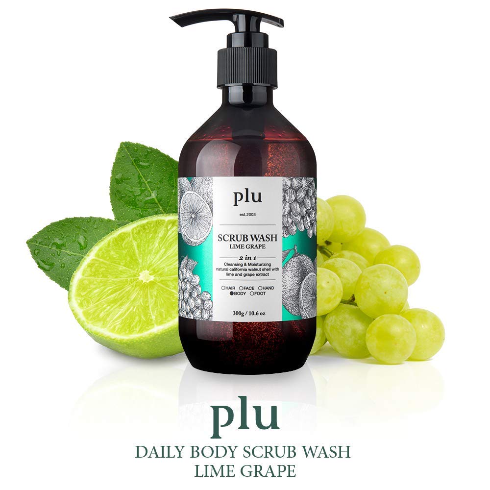 Scrub Wash for Body 2 in 1 Cleansing & Moisturising by Plu