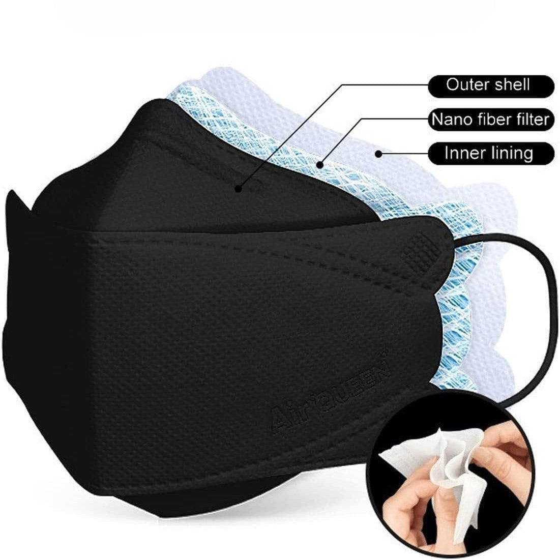 Nano Fiber Filter Mask by Air Queen