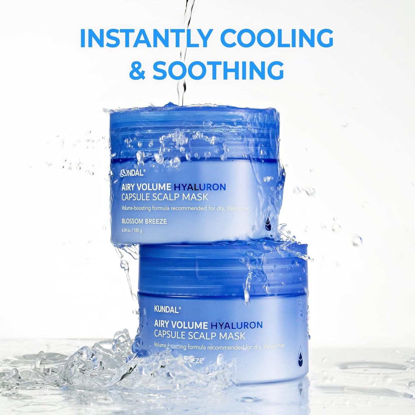 Airy Volume Hyaluron Capsule Scalp Mask by Kundal