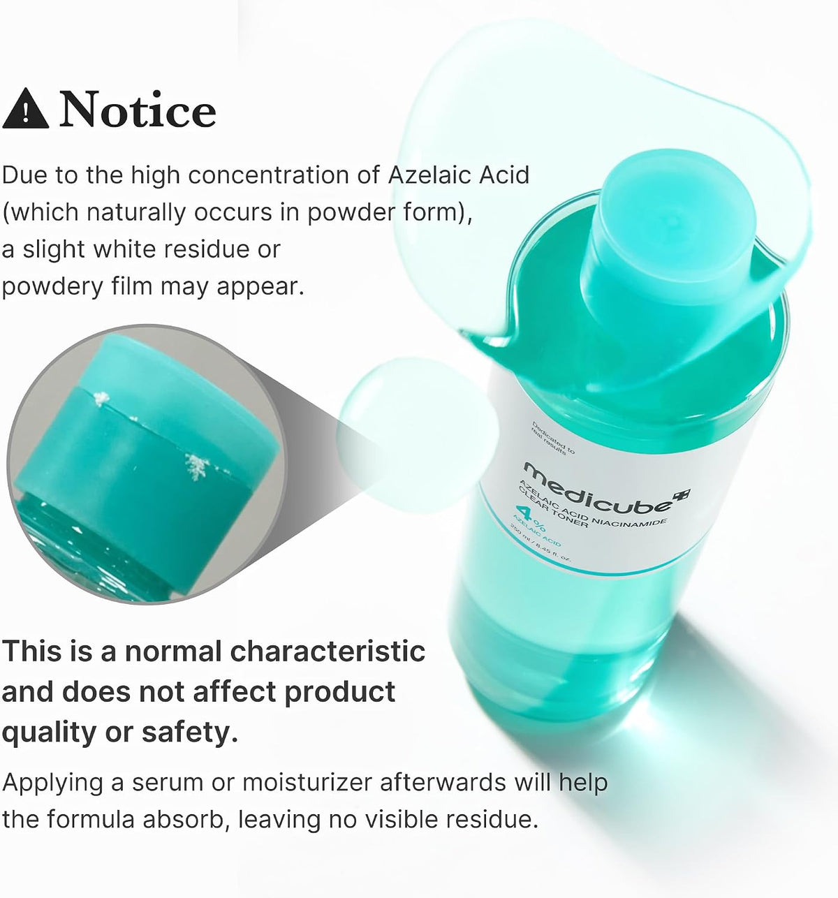 Azelaic Acid Niacinamide Clear Toner by Medicube