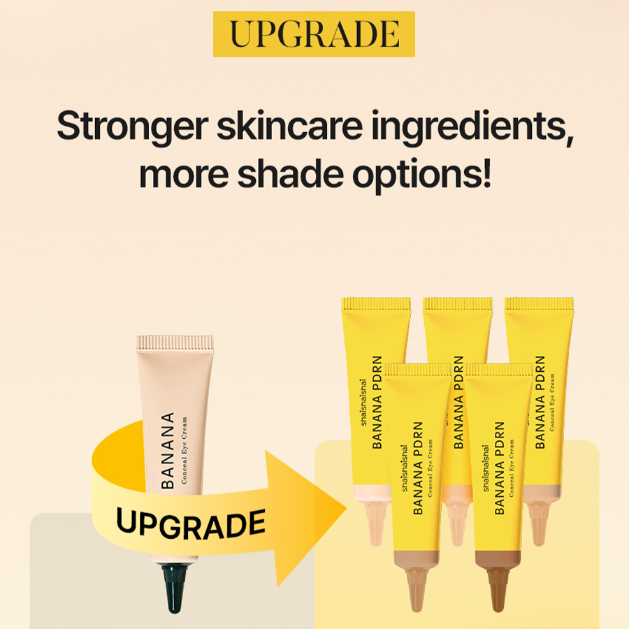 Κρέμα Ματιών & Concealer με PDRN Μπανάνας  για Λάμψη & Ενυδάτωση της Shaishaishai