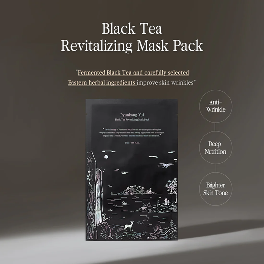 Black Tea Revitalizing Mask Pack by Pyunkang Yul