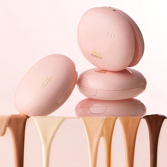 All-day Skin Fit Milky Glow Cushion SPF50+/PA++++ by MilkTouch