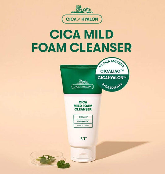 Cica Mild Foam Cleanser by VT Cosmetics