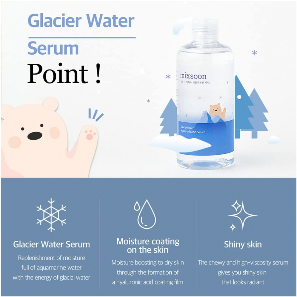 Сыворотка с гиалуроновой кислотой Glacier Water от Mixsoon