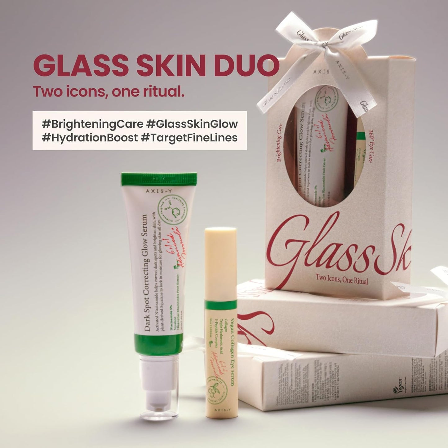 Glass Skin Duo Korean Skin Care Set by AXIS-Y