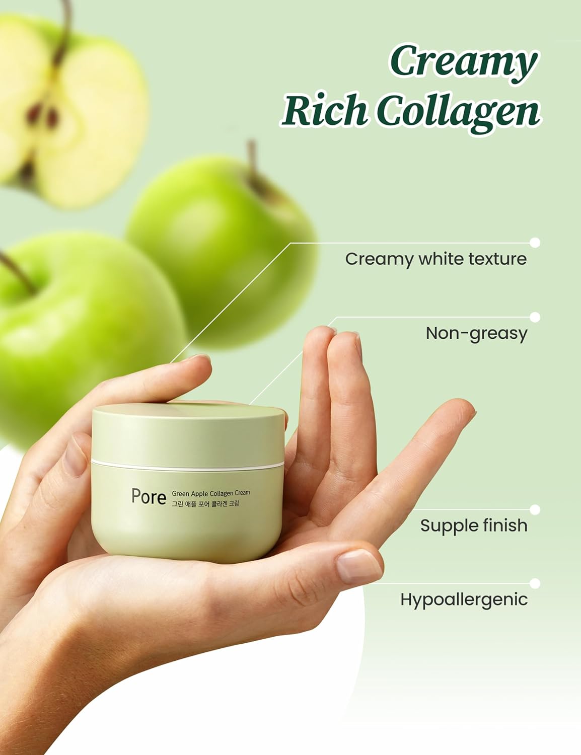 Green Apple Collagen Cream by MilkTouch