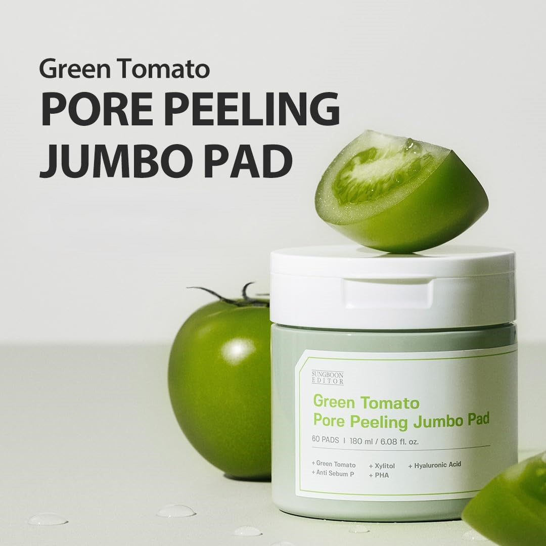 Green Tomato Pore Peeling Jumbo Pad by Sungboon Editor