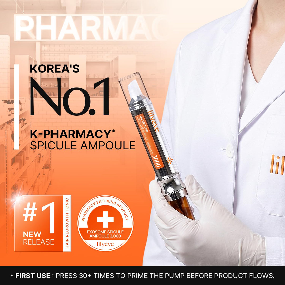 Grow:Turn Exosome Spicule Ampoule 3000 by Lilyeve