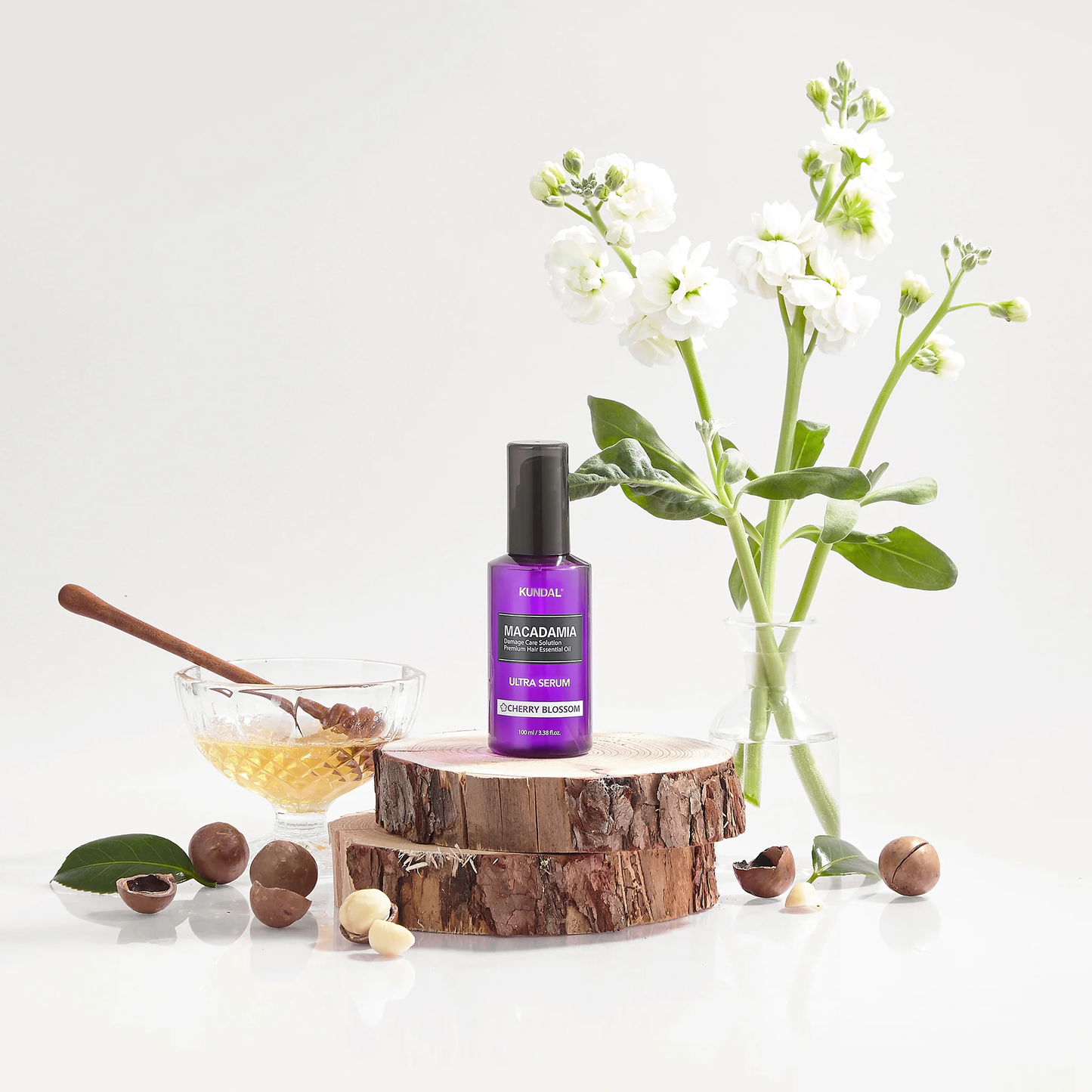 Αιθέριο Έλαιο Μαλλιών με Έλαιο Macadamia Ultra Serum από την Kundal