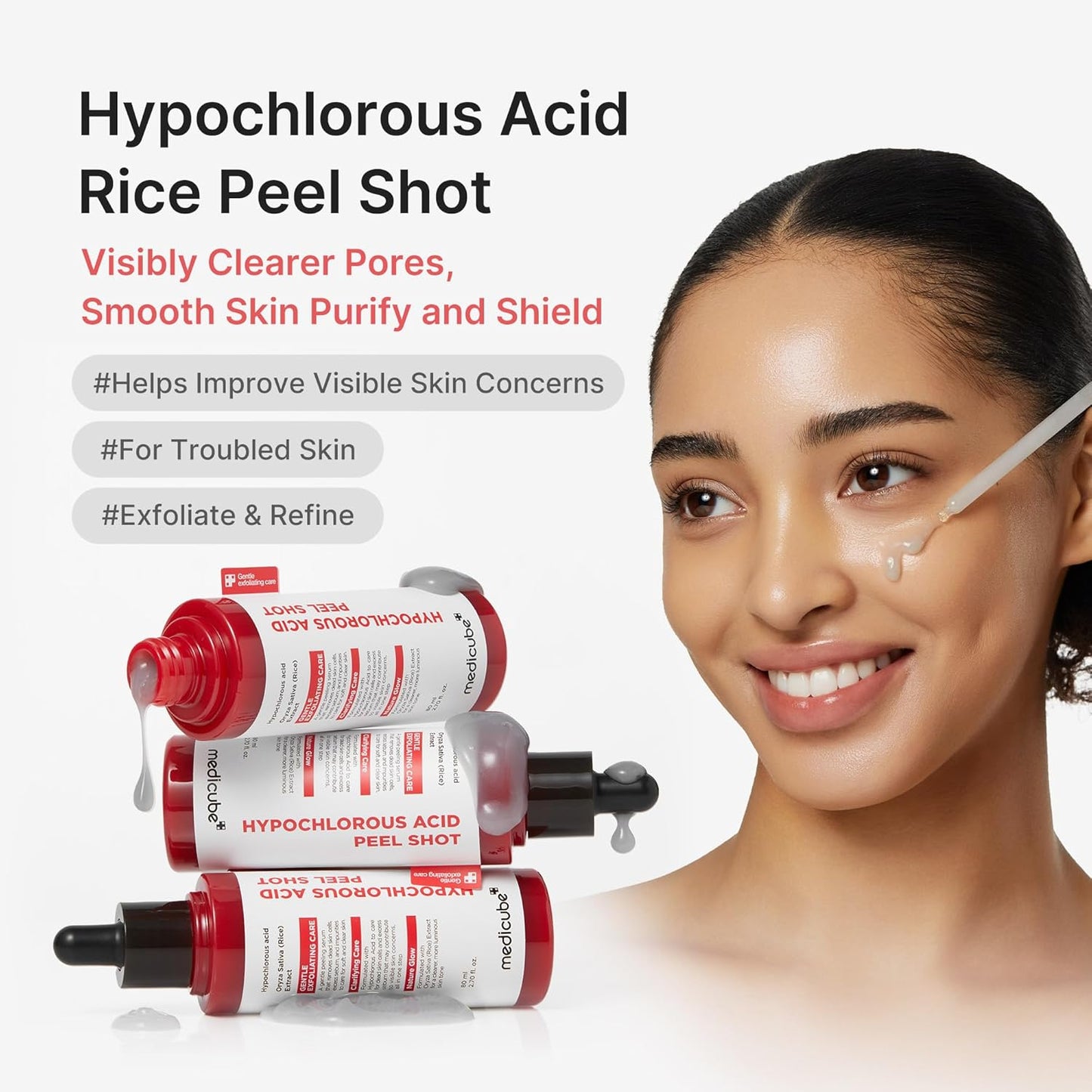 Hypochlorous Acid Rice Peel Shot  by Medicube