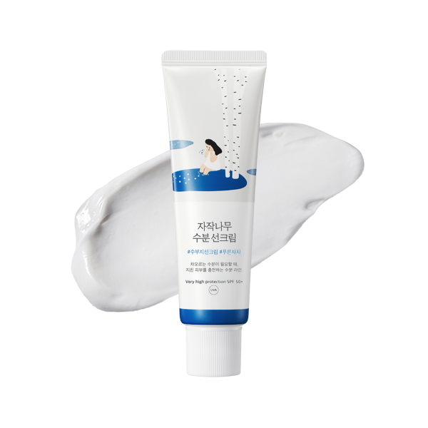 Birch moisturising sun cream SPF50+/PA++++ by Round lab