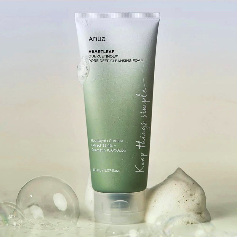 Heartleaf Quercetinol Pore Deep Cleansing Foam by Anua