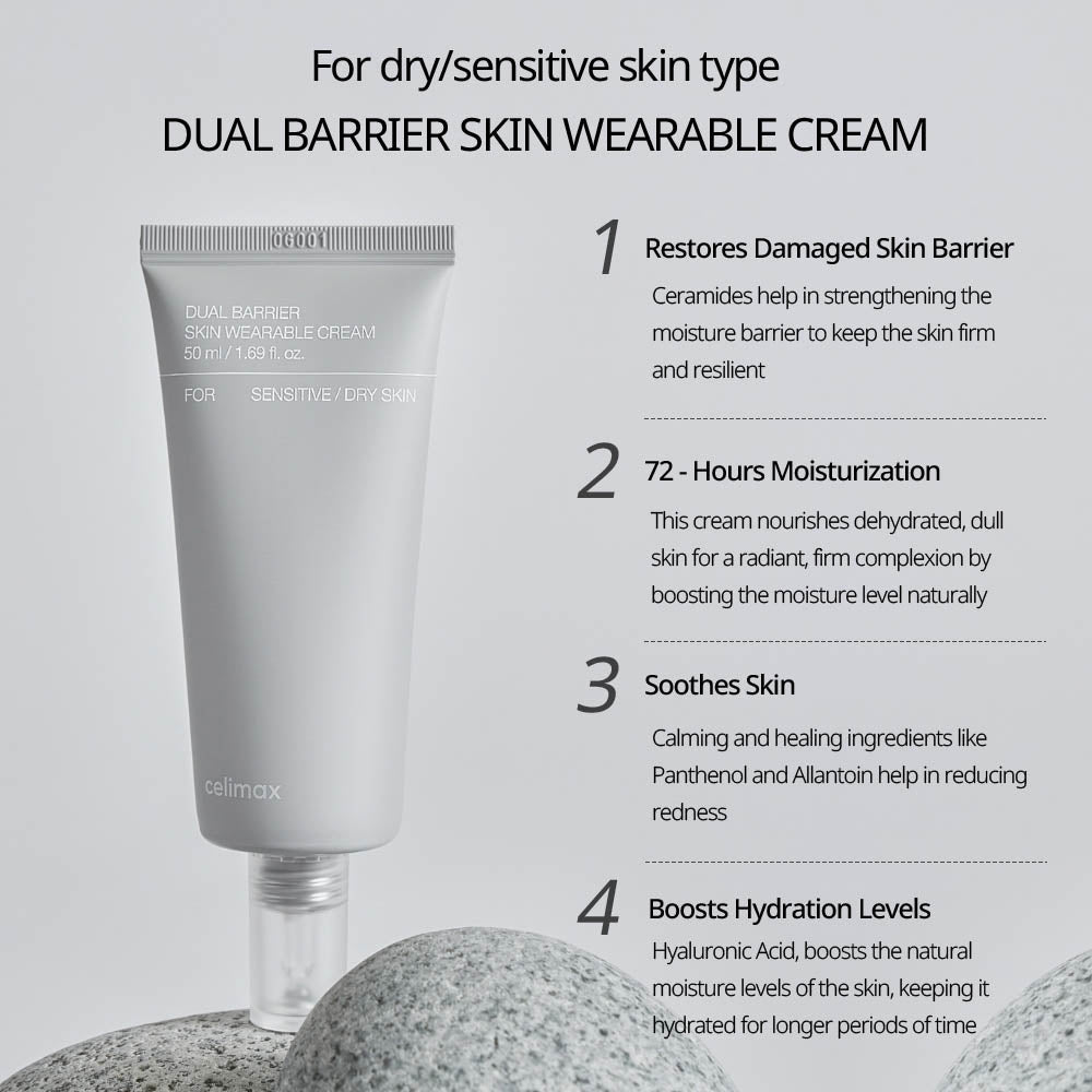 Dual Barrier Skin Wearable Cream by Celimax