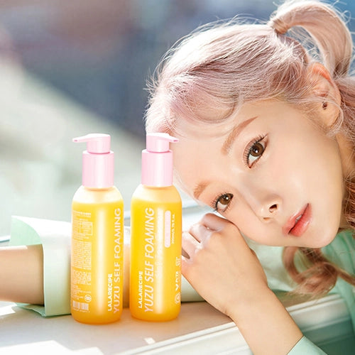 Yuzu Self Foaming 3in1 Cleanser by Lalarecipe