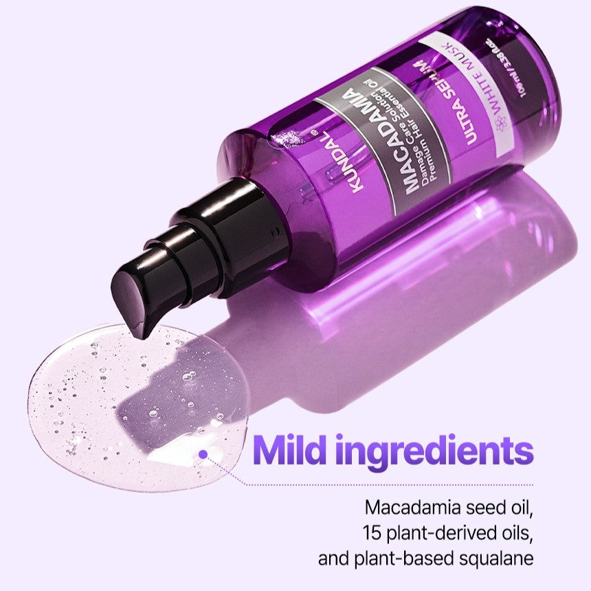 Macadamia Intensive Silky Care - Ultra Serum Amber Vanilia by Kundal