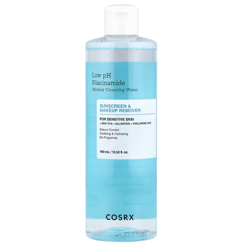 Очищающая вода с ниацинамидом Micella Low pH от Cosrx