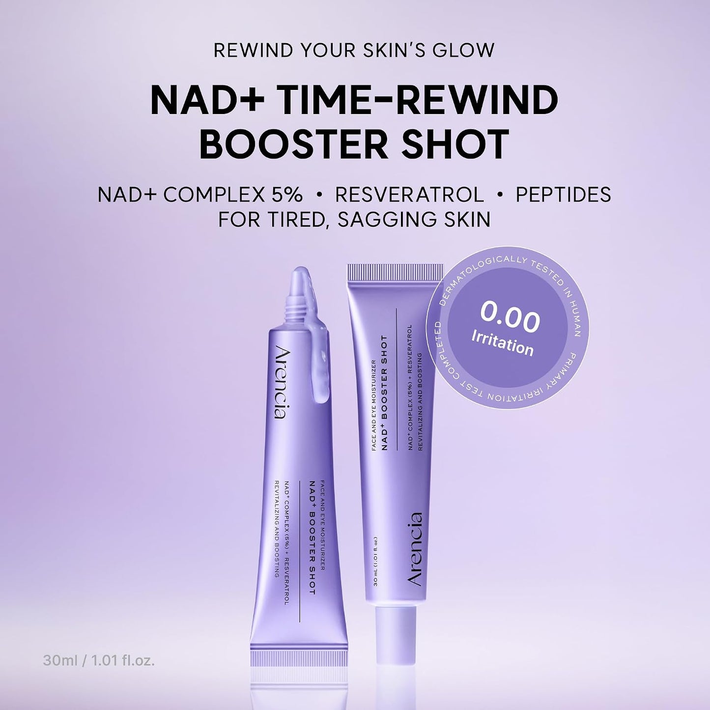Nad Booster Shot - Face & Eye Moisturizer by Arencia