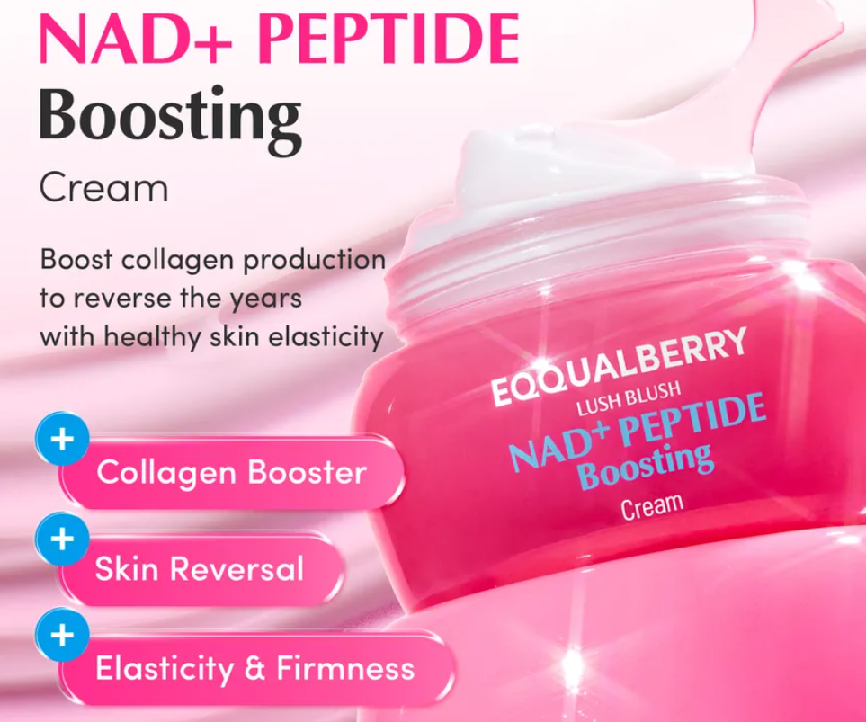 Nad+Peptide Boosting Cream - Lush Blush by EqqualBerry