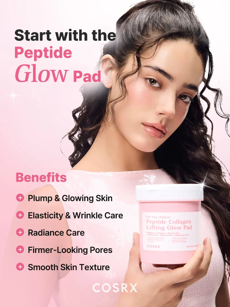 One Step Original Peptide Collagen Lifting Glow Pad by COSRX