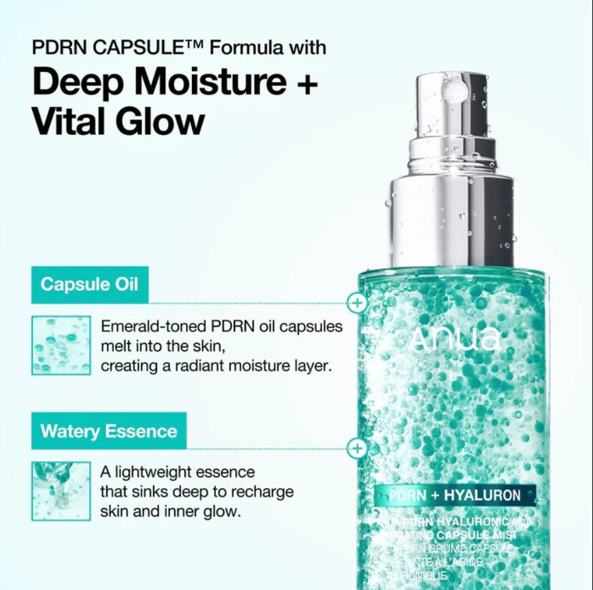 PDRN Hyaluronic Acid Hydrating Capsule Mist by Anua