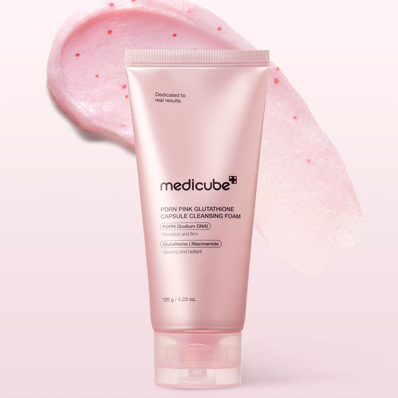 PDRN Pink Glutathione Capsule Cleansing Foam by Medicube