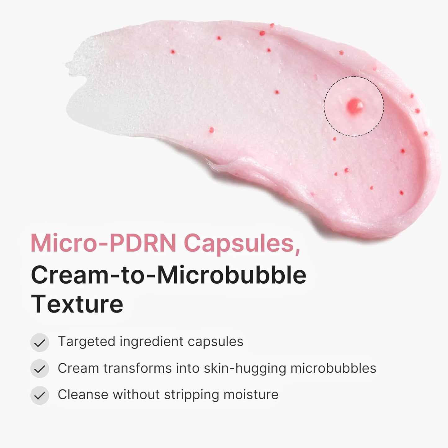 PDRN Pink Glutathione Capsule Cleansing Foam by Medicube