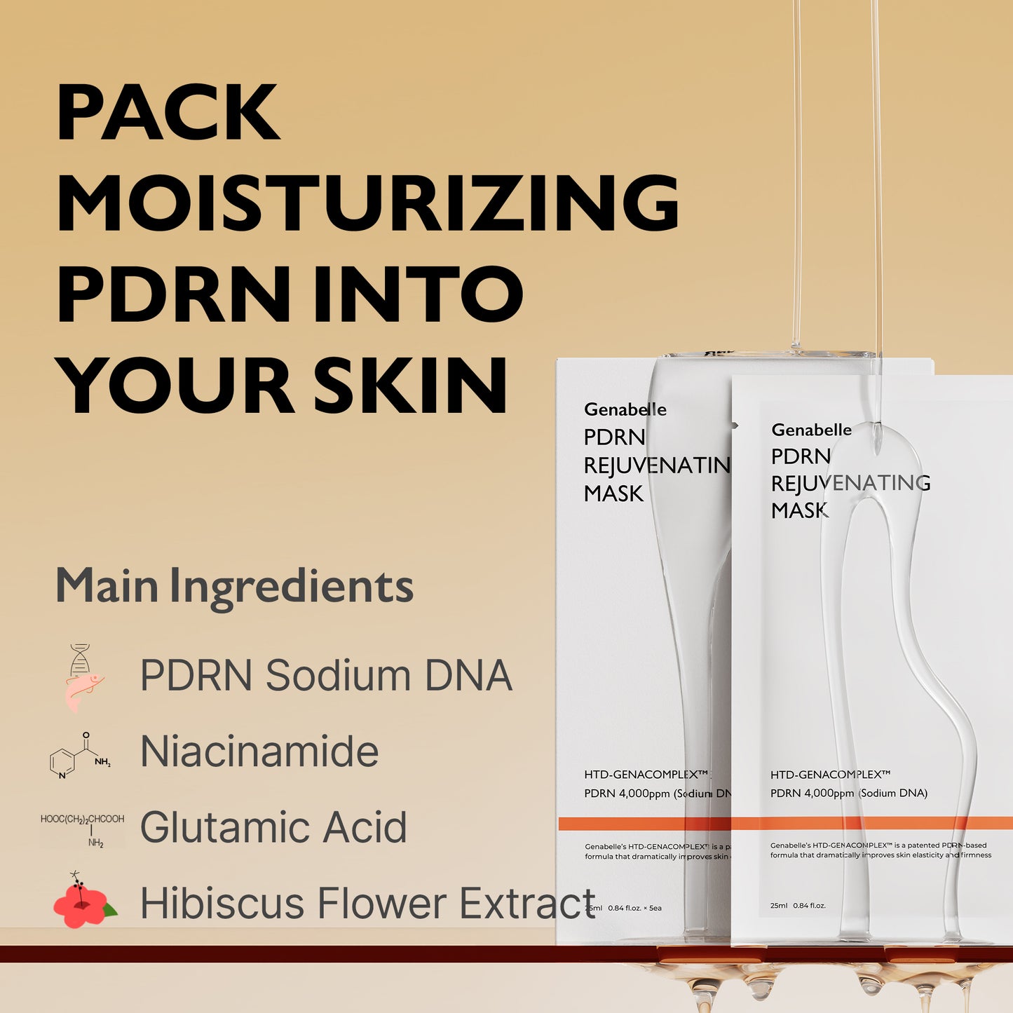 PDRN Rejuvenating Mask Sheet by Genabelle